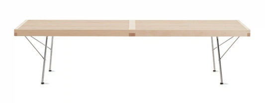 Nelson Platform Bench, Wood Base