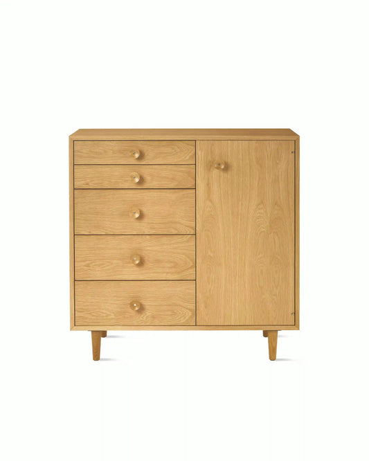 Nelson Basic Cabinet Series - 5-Drawer with Door
