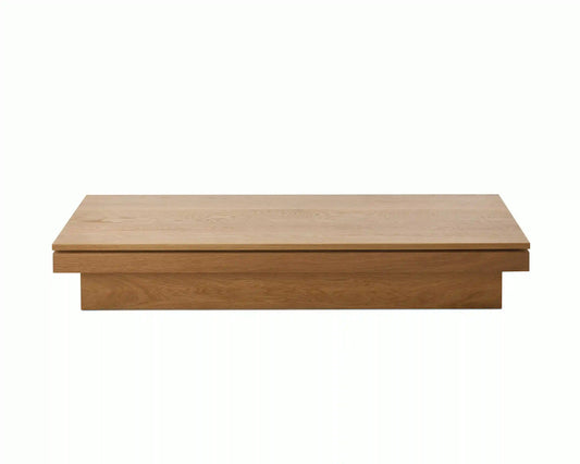 Pawson Drift Coffee Table, Carrara Marble