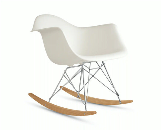 Eames Molded Plastic Armchair, Rocker Base