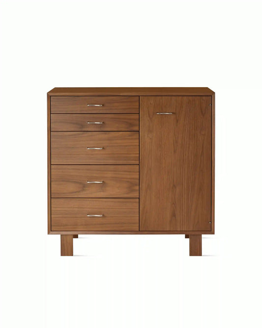Nelson Basic Cabinet Series - 5-Drawer with Door