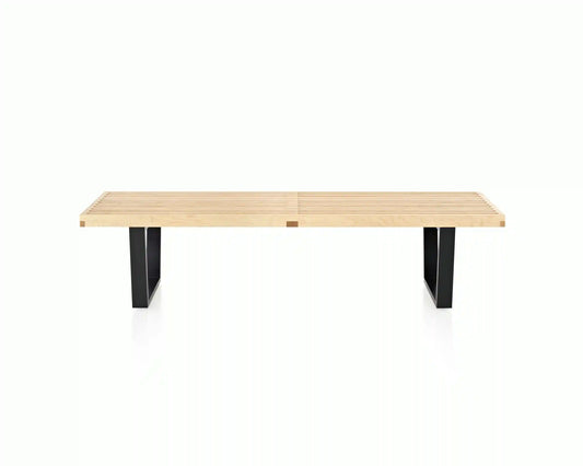 Nelson Platform Bench, Wood Base
